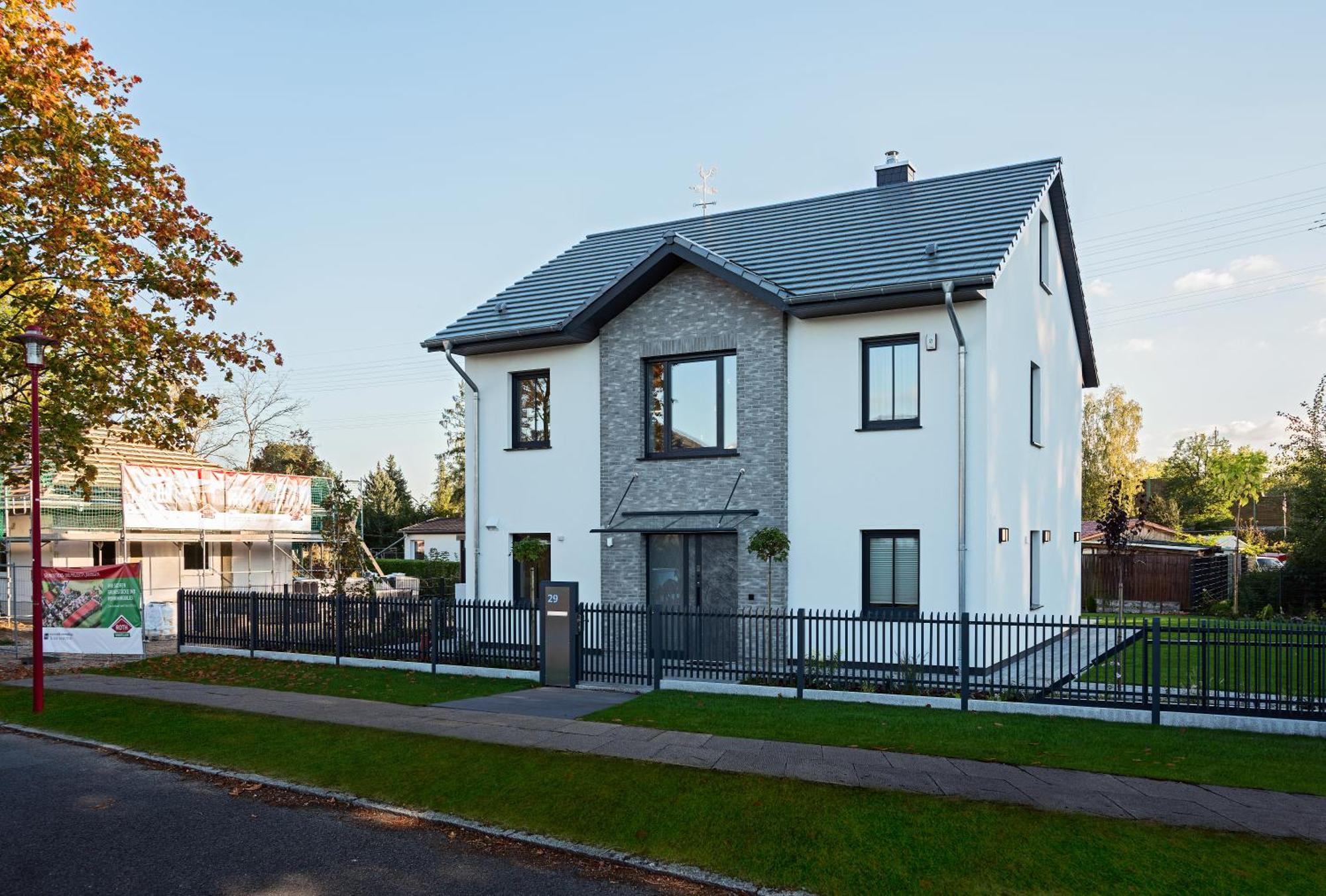 Bohnapartments Luxury Villa Berlin - 210Qm - Wintergarten - Kamin - 4 Kostenlose Parkplaetze - 6 Schlafzimmer - Neubau - Luxusausstattung Birkenwerder Esterno foto